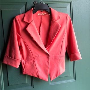 Peach blazer